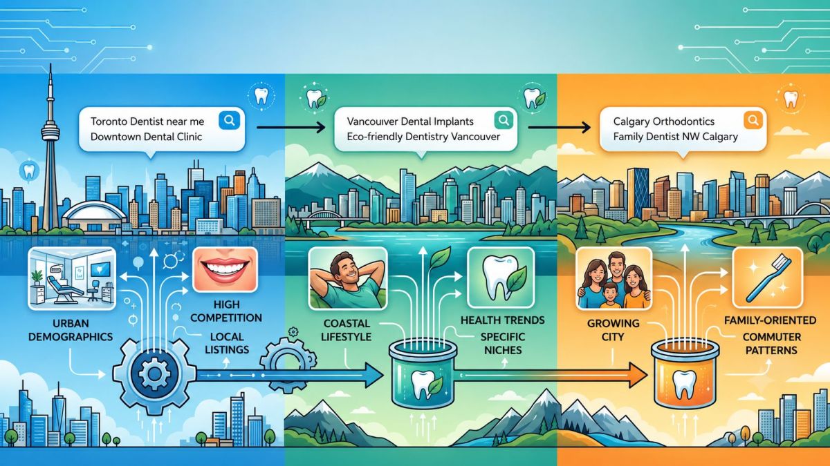 dental seo in canadian cities